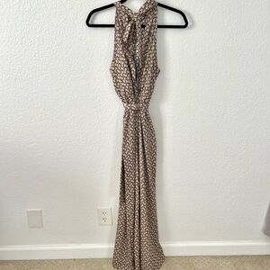 Halter Neck Romper with Flare Legs - Never worn